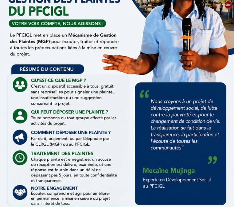 MECANISME DE GESTION DES PLAINTES